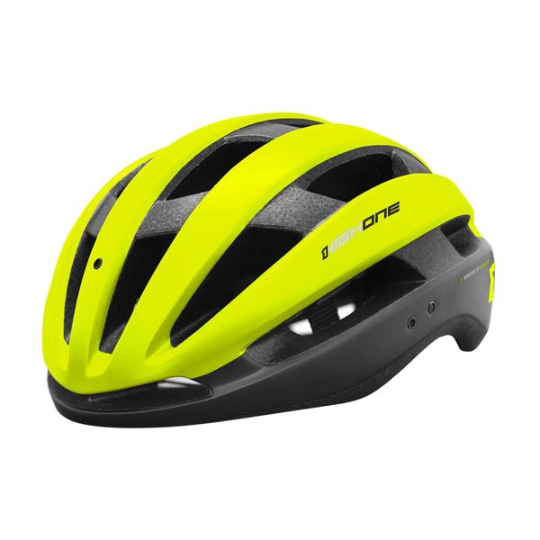Capacete Mtb/speed High One Wind Aero Preto/verde Neon