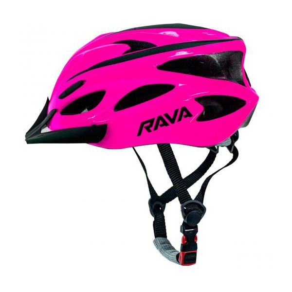 Capacete Mtb Rava Space Iii Preto / Rosa 