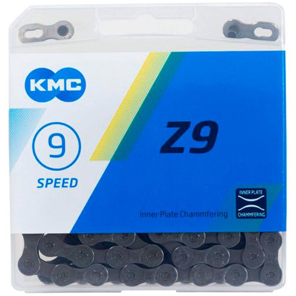 CORRENTE 9V KMC Z9 116 ELOS CINZA
