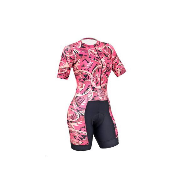 Macaquinho Manga Curta Marcio May Slim Fit Bike Cherry