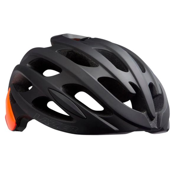Capacete Mtb Shimano Lazer Road Blade Preto/laranja 