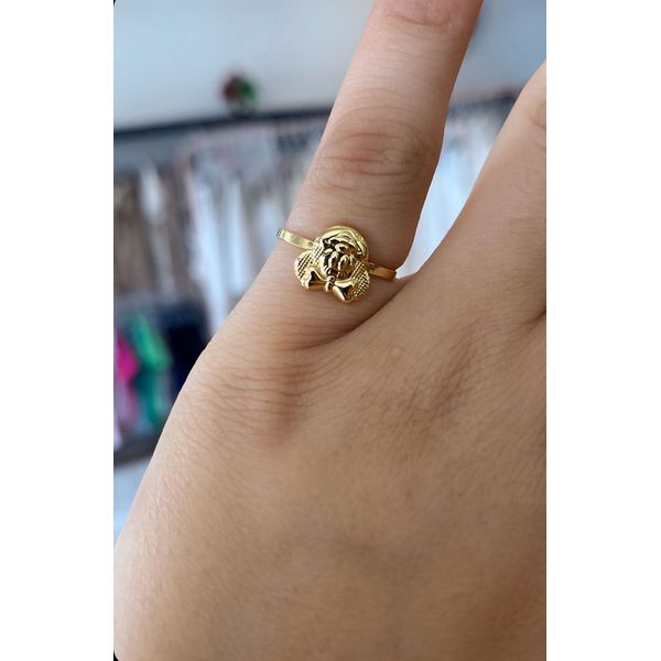 Anel gold minnie