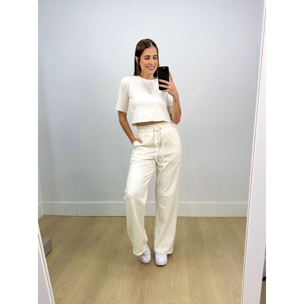 Conjunto Moletinho Manu Off White