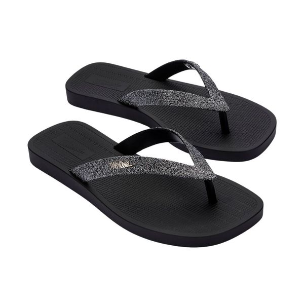 Melissa Sun Long Beach II Preto/Prata