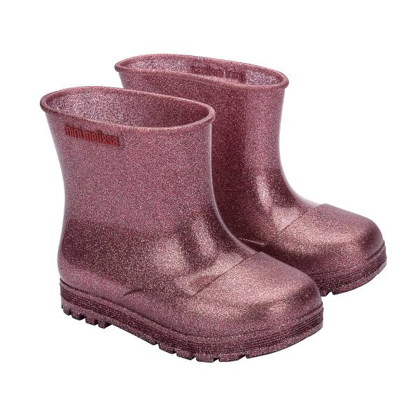 Mini Melissa Welly Baby Rosa Glitter