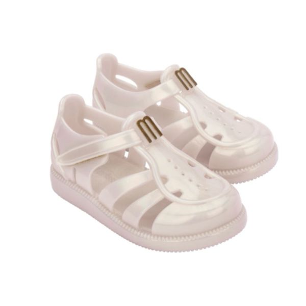 Mini Melissa Hip Daydream Baby Bege Metalizado