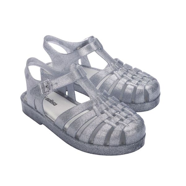 Mini Melissa Possession Shiny Infantil Vidro Glitter/Prata