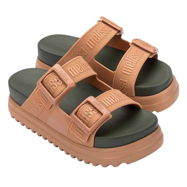 Melissa Cozy M Lover Platform Bege/Verde