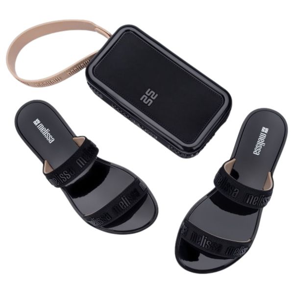 Melissa Duo M Lover Preto/Bege