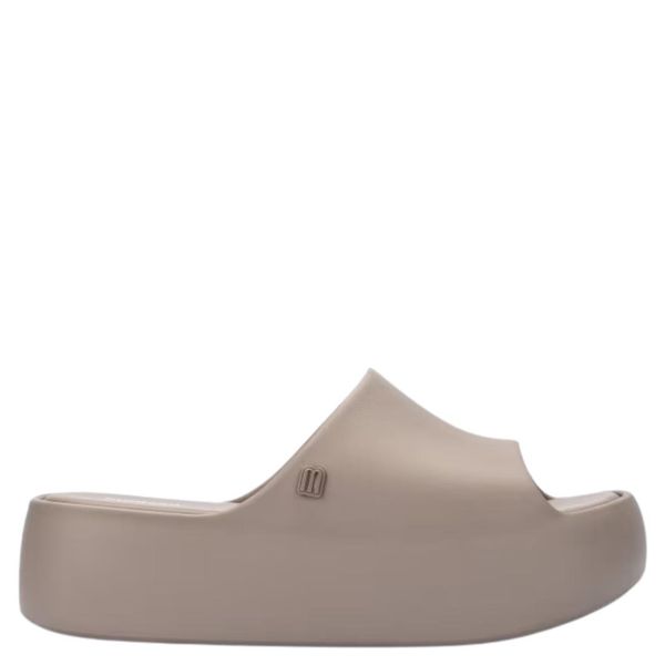 Melissa Free Platform Slide Bege Escuro