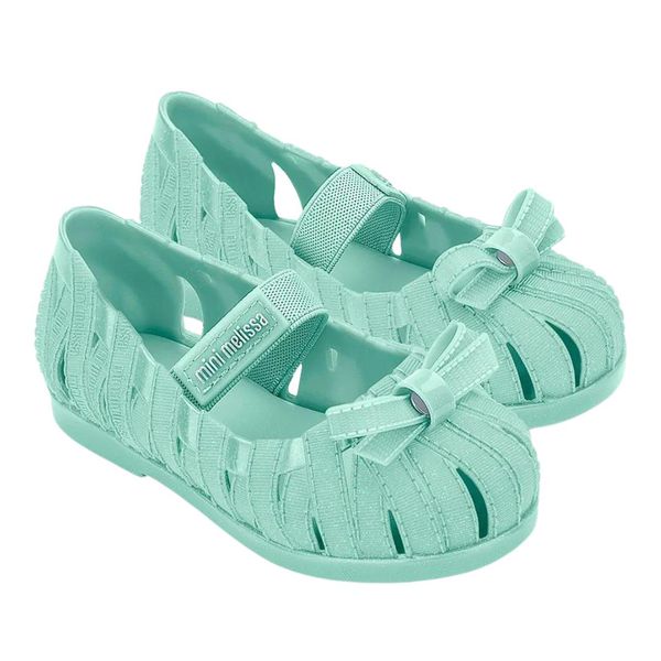 Mini Melissa M Lover Ballerina Baby Verde Glitter