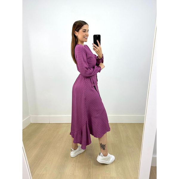 Vestido Envelope Vestidos Com Mangas Compridas Vestido Envelope