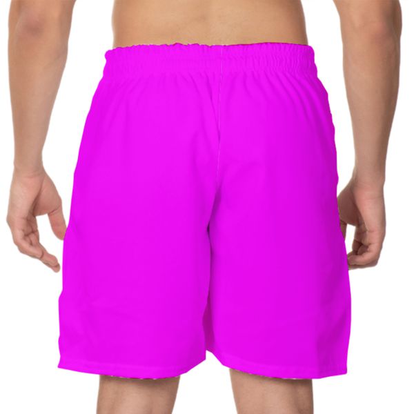 Conjunto Praia Camisa e Short Masculino Pink Vinho Verde Militar Tecido  Tactel com Elastano Ano Novo