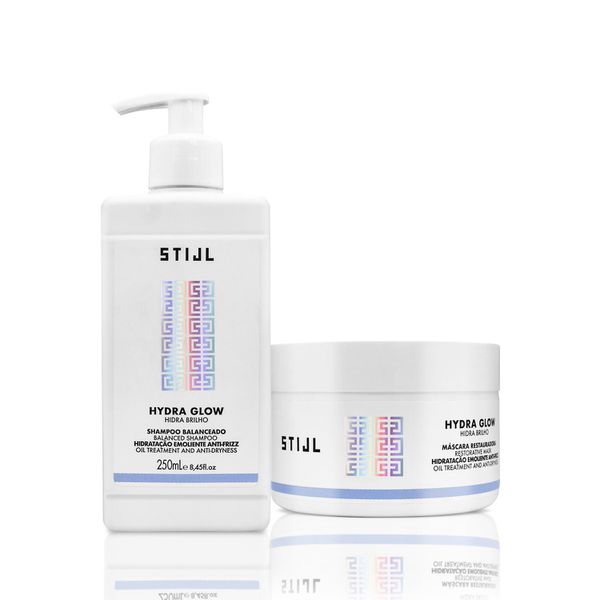 KIT HYDRA GLOW SHAMPOO E MASCARA