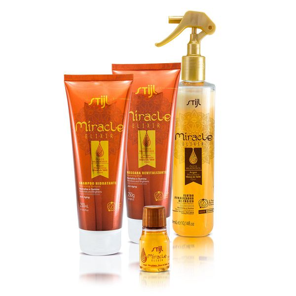 KIT UMECTAÇÃO MIRACLE SH. MASC. FLUIDO OLEO
