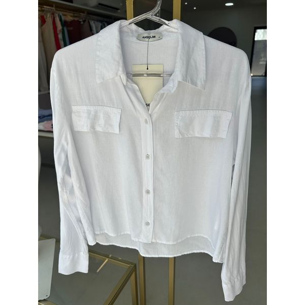 Camisa Viscolinho Anselmi Branca