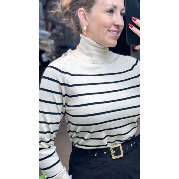 Blusa Modal Listras Abenção