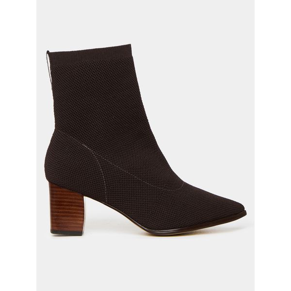  Bota Bico Fino Malha Anselmi Marrom