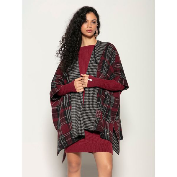 Capa Reversível Xadrez Biamar Bordo