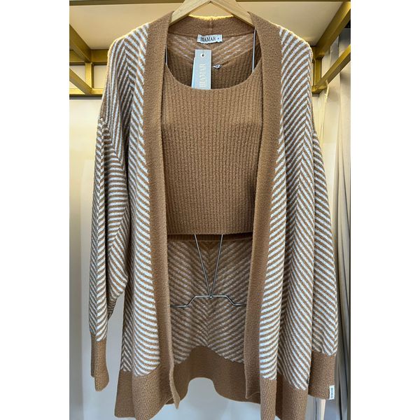 Casaco Fio Pluma Chevron Biamar