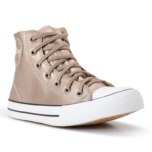 Bota Feminina Couro Legítimo New York - Bronze