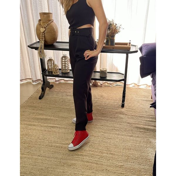 Bota Feminina Couro Legítimo New York - Vermelho