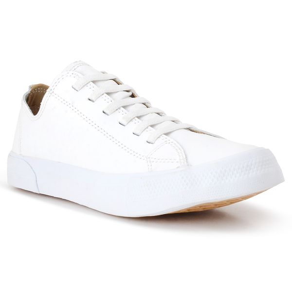 Tênis Feminino em Couro Legítimo Tóquio - Branco
