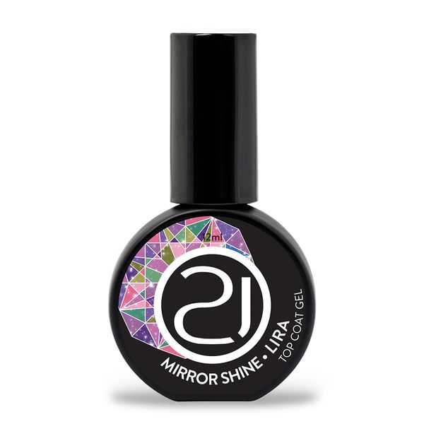 Top Coat Mirror Shine Lira 12ml - Nails 21