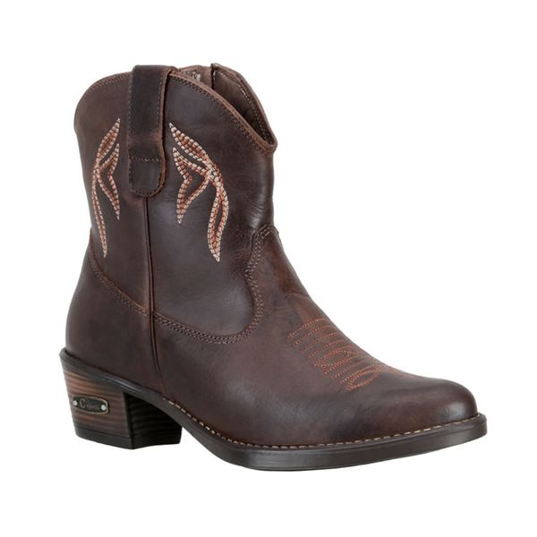 Bota Country Feminina Capelli Boots Fóssil Café