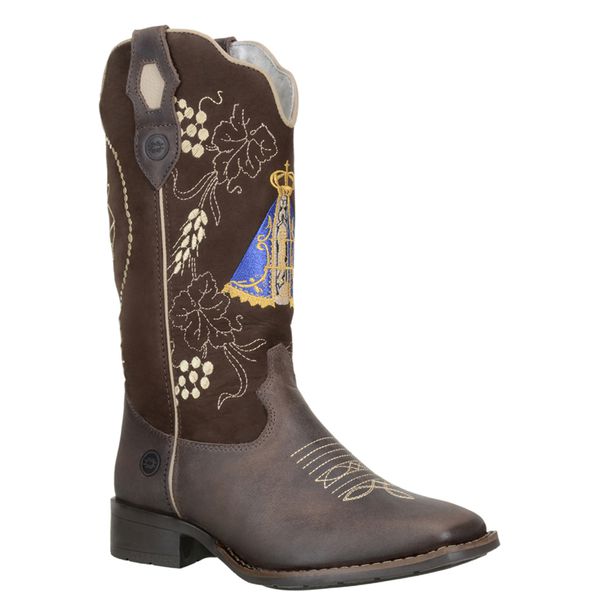 Bota Texana Feminina Capelli Boots Grazy Horse Brown