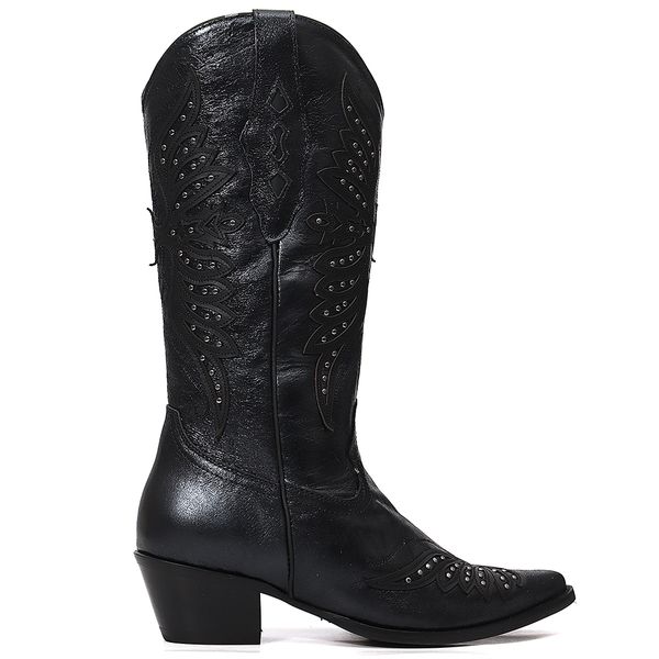 Bota Country Feminina Vimar Boots 10236 Preta