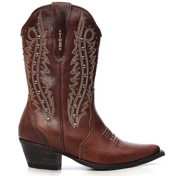 Bota Country Feminina Vimar Boots 11291 Atlanta Café