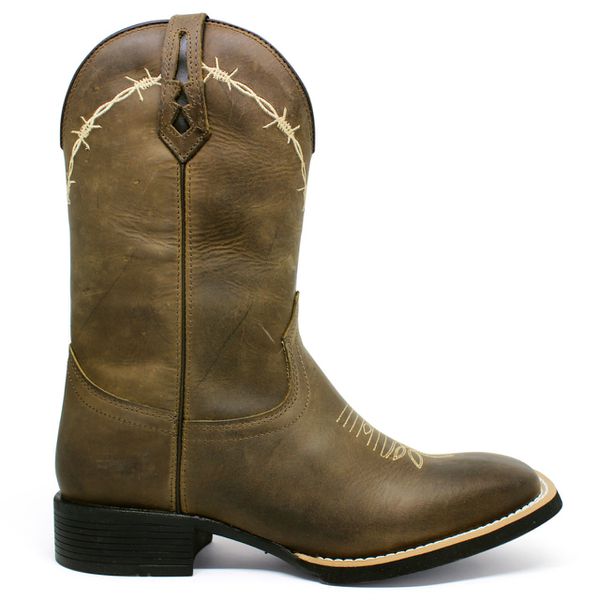 Bota Texana Masculina Marconi 7609 Crazy Horse Havana 