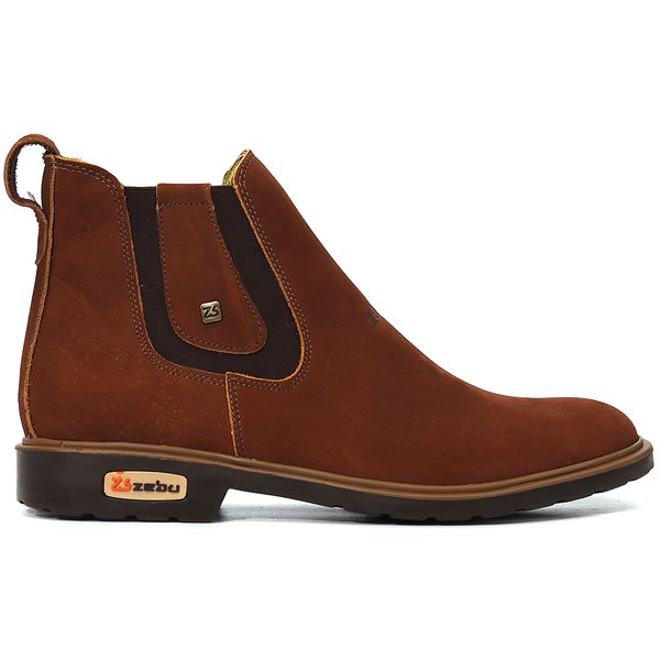 Botina Zebu Original 90040 Gel Couro Terra