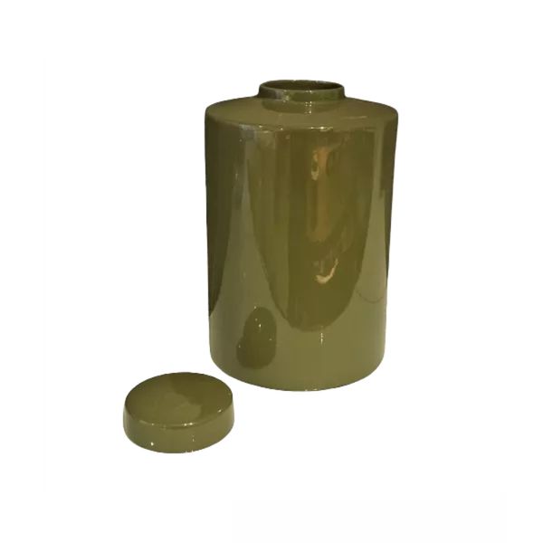 Potiche de Cerâmica Verde Celadon - Salvattore