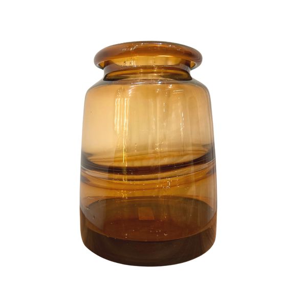 Vaso em Vidro Grande Âmbar Áureo