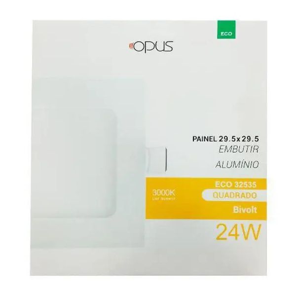 Plafon de LED de Embutir 240V 12W 600lm - Opus ECO 30135