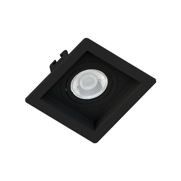 Spot Embutido Recuado MR16 Quadrado Preto GU10 - Save Energy SE-330.1036