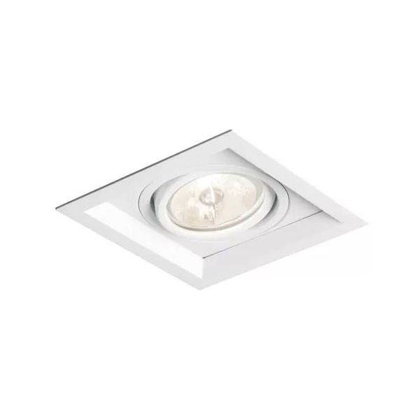 Spot Embutido No Frame Dicroica de Alumínio AR111 50W Bivolt - New Line