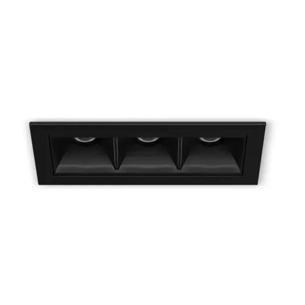 Spot LED Embutido PICCO 7W 670LMS IP40 12° Preto Branco Quente 2700K - Interlight