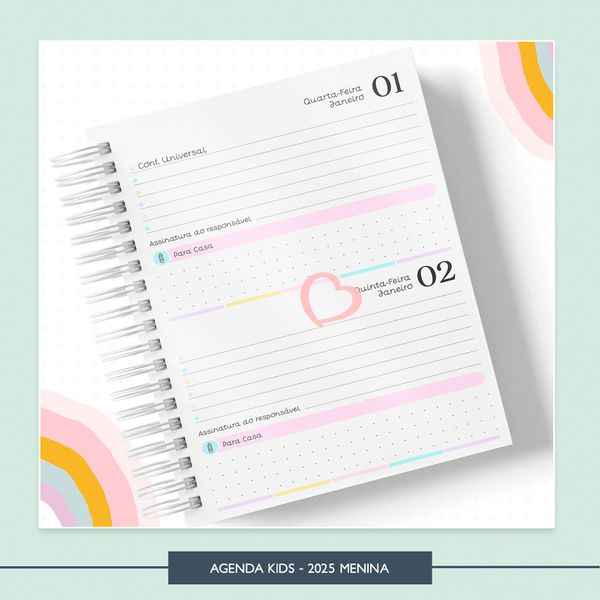 Agenda Escolar Kids - 2025