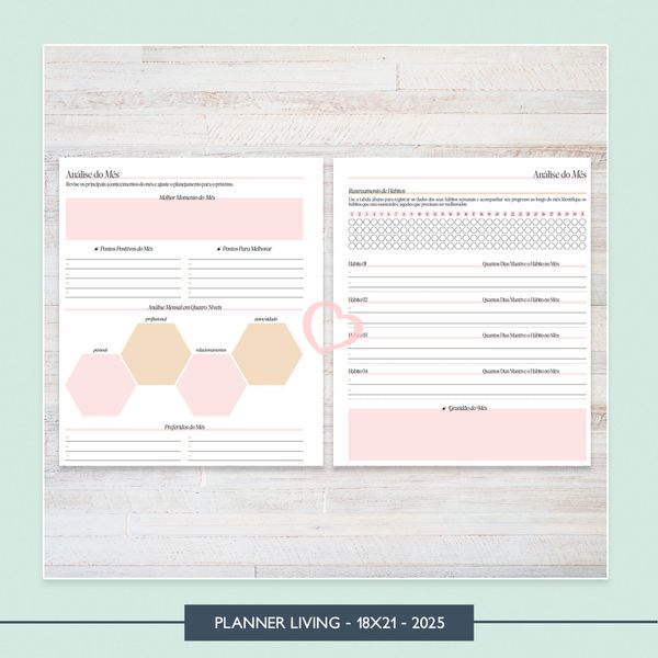 Planner Living - 18x21