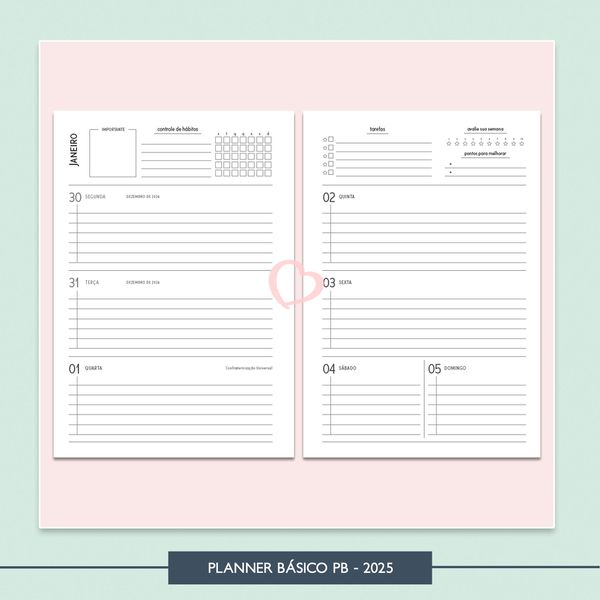 Planner Básico PB - 2025