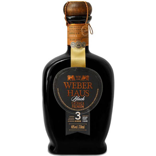 Weber Haus Black Cachaça Premium 3 Anos 750ml