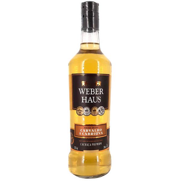 Weber Haus Cachaça Premium Carvalho e Cabriu 700ml