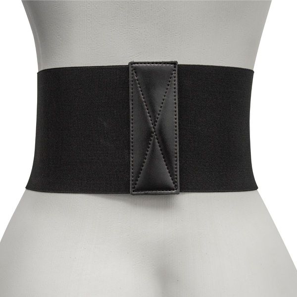 Corset Espartilho Preto com Contornos de Coração