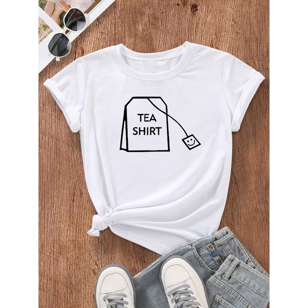Camiseta Estampada Frente Tea Shirt T-Shirt