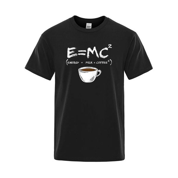 Camiseta Estampada Frente Equação Formula Café