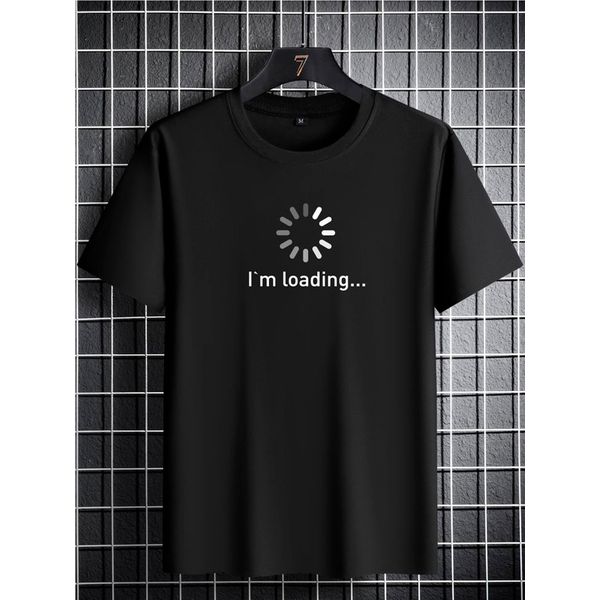 Camiseta Estampada Frente Im Loading Estou Carregando