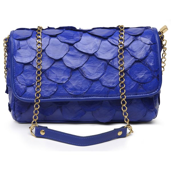 Bolsa em Couro de Pirarucu (Arapaima Gigas) Royal Escama Natural